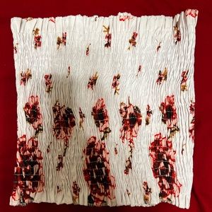 Tube top small white multicolor.